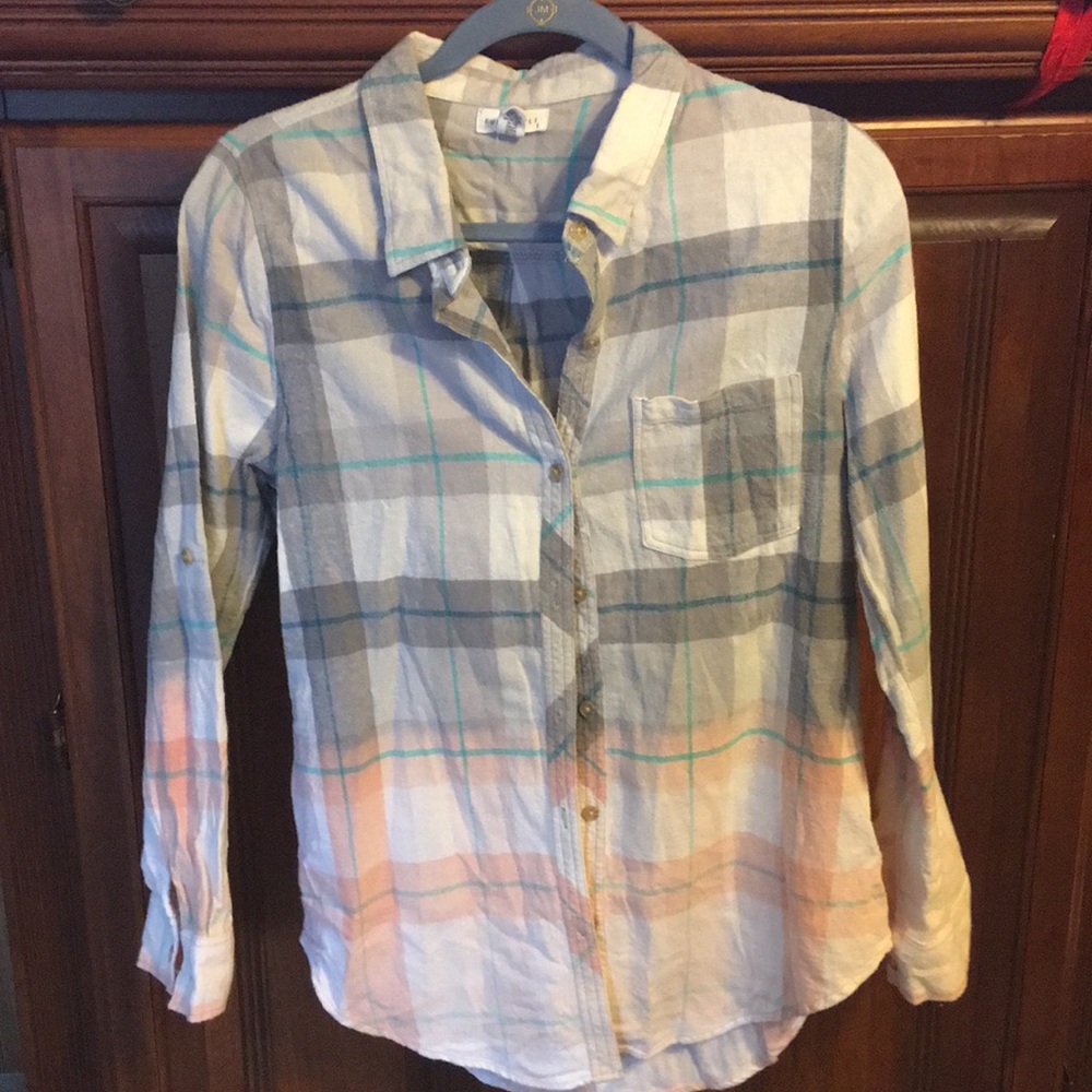 Bleached Flannel long sleeve